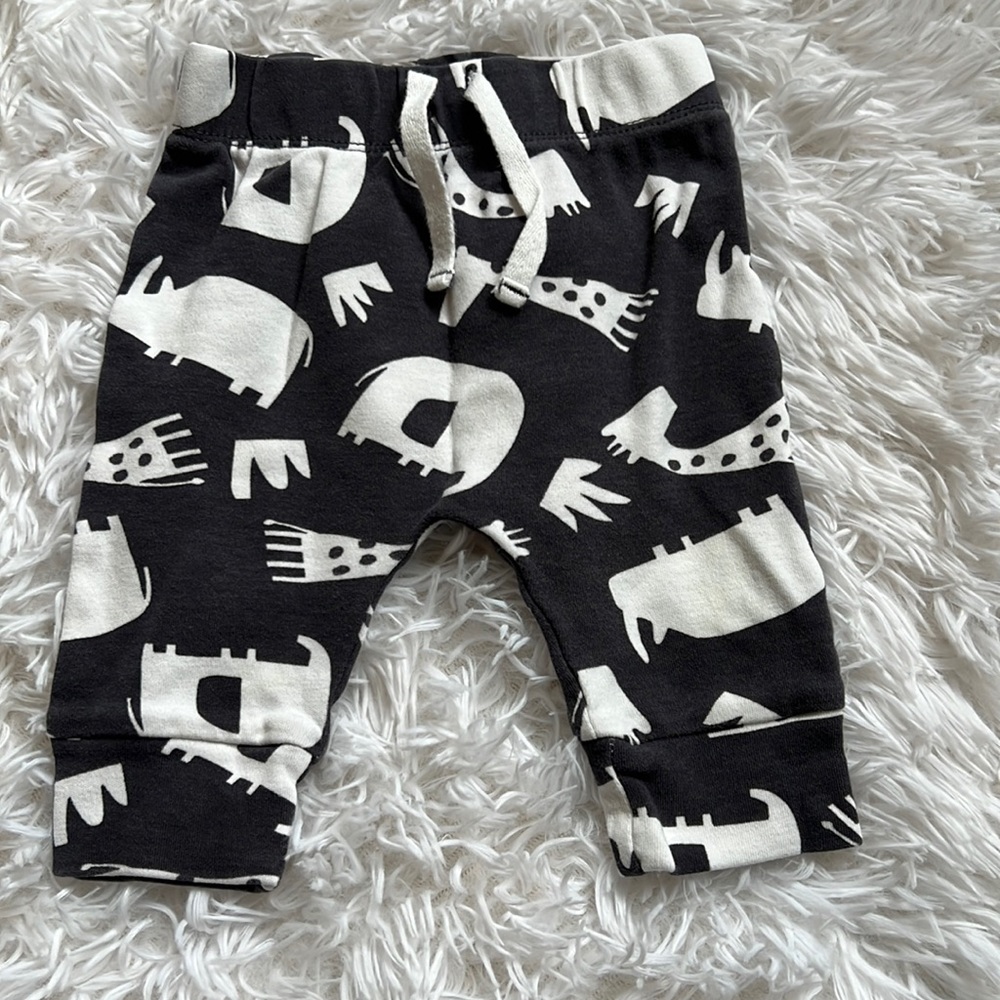 Mac & Moon Baby Giraffe Print Pants